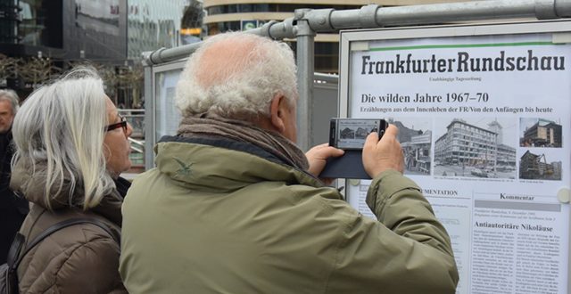 Die Frankfurter Rundschau, Aufstieg, Niedergang, Rettung. Im Club Voltaire am 22. Juni 2017.